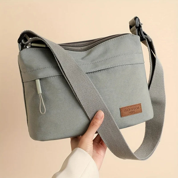Stilvolle Crossbody Handtasche mit Reißverschluss