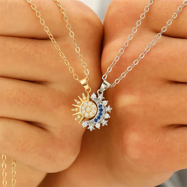 Amber Halskette · Edelstahl · 2pcs
