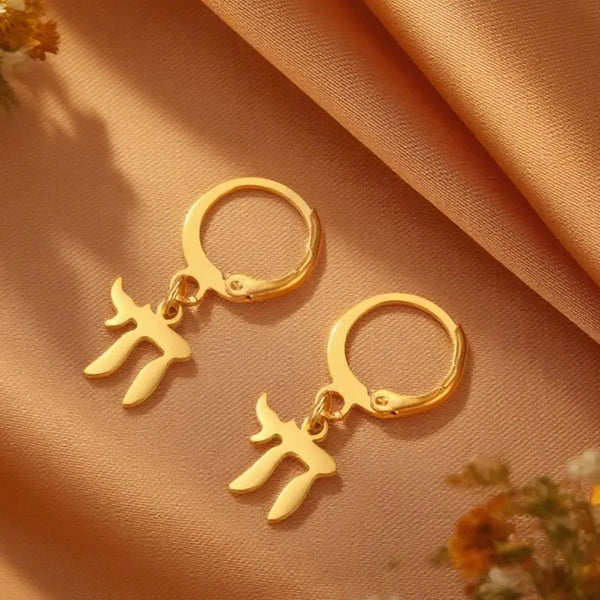 Nora Ohrringe · Edelstahl · Gold