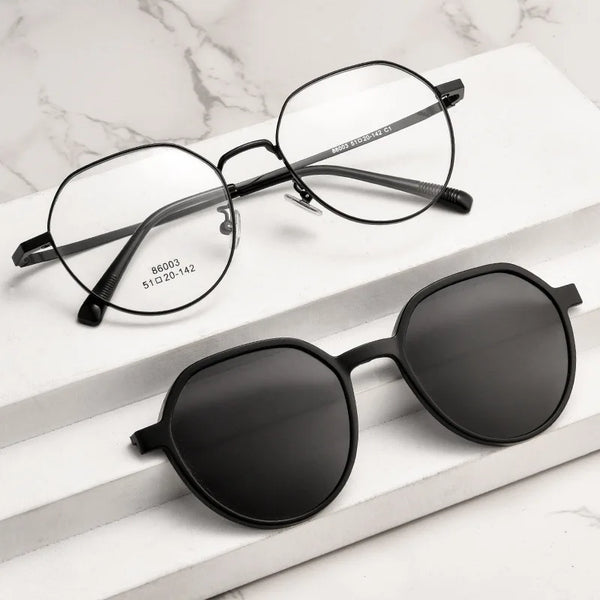 Sportliche Sonnenbrille Rund polarisiert