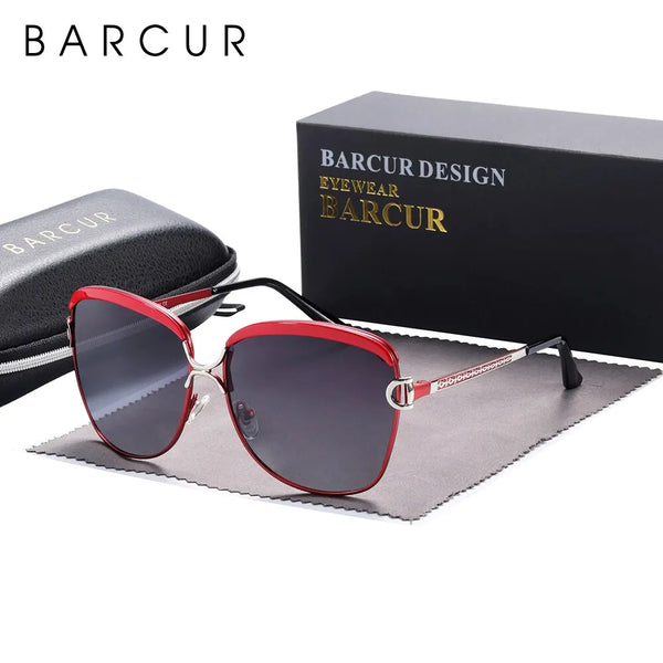 Moderne Sonnenbrille Rund polarisiert UV400 Spiegelglas