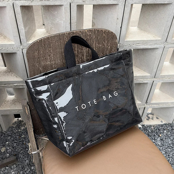 Moderne Shopper mit Reißverschluss mit Innenfächern