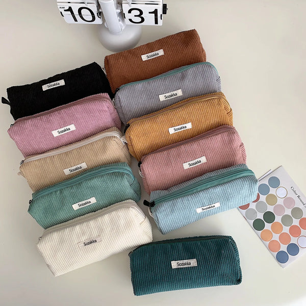 Elegante Clutch Lederoptik mit Reißverschluss · light blue g
